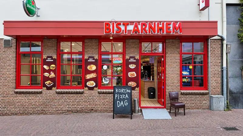 Onze gevel aan de Hoogstraat